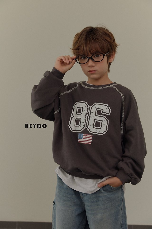 Heydo - Korean Children Fashion - #childrensboutique - 86 Raglan Sweatshirts - 4