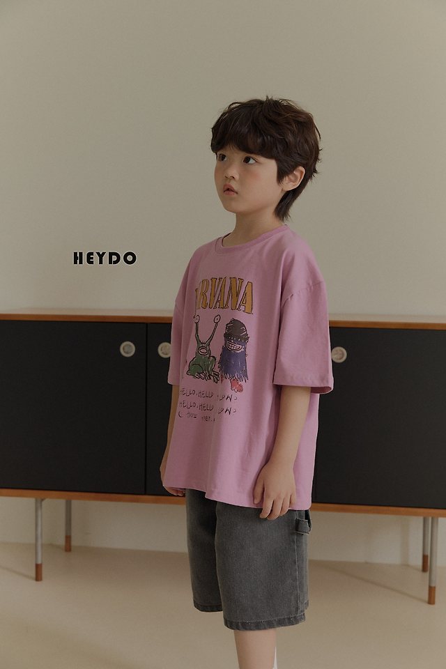 Heydo - Korean Children Fashion - #designkidswear - Monster Short Sleeved Tee - 11