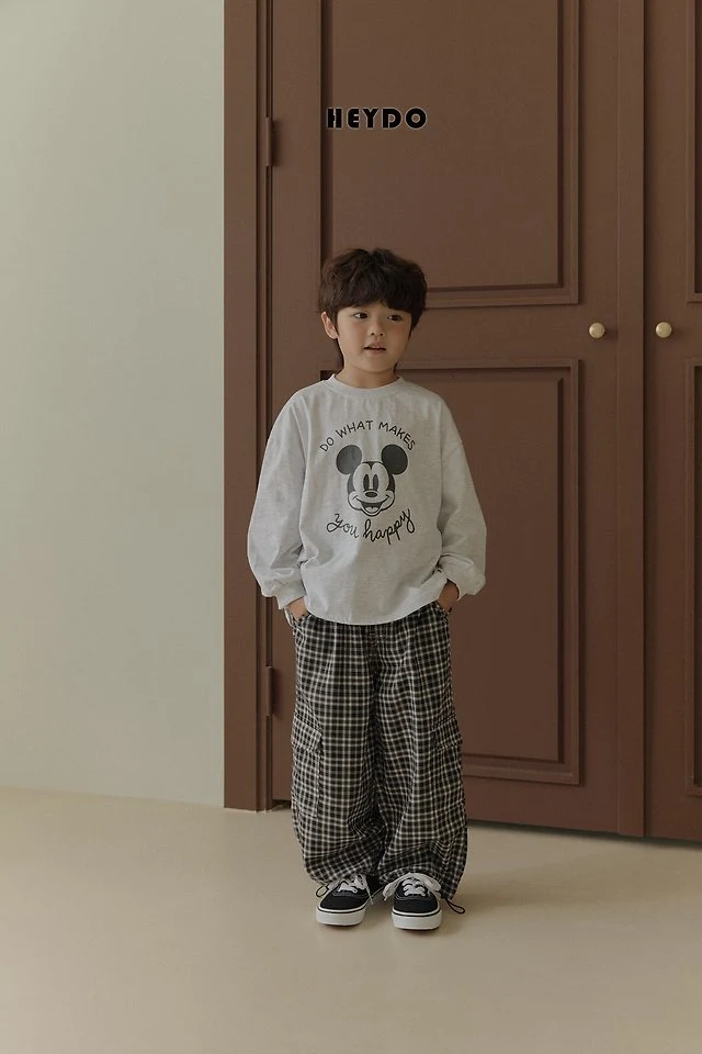 Heydo - Korean Children Fashion - #designkidswear - Check Pocket Pants - 7