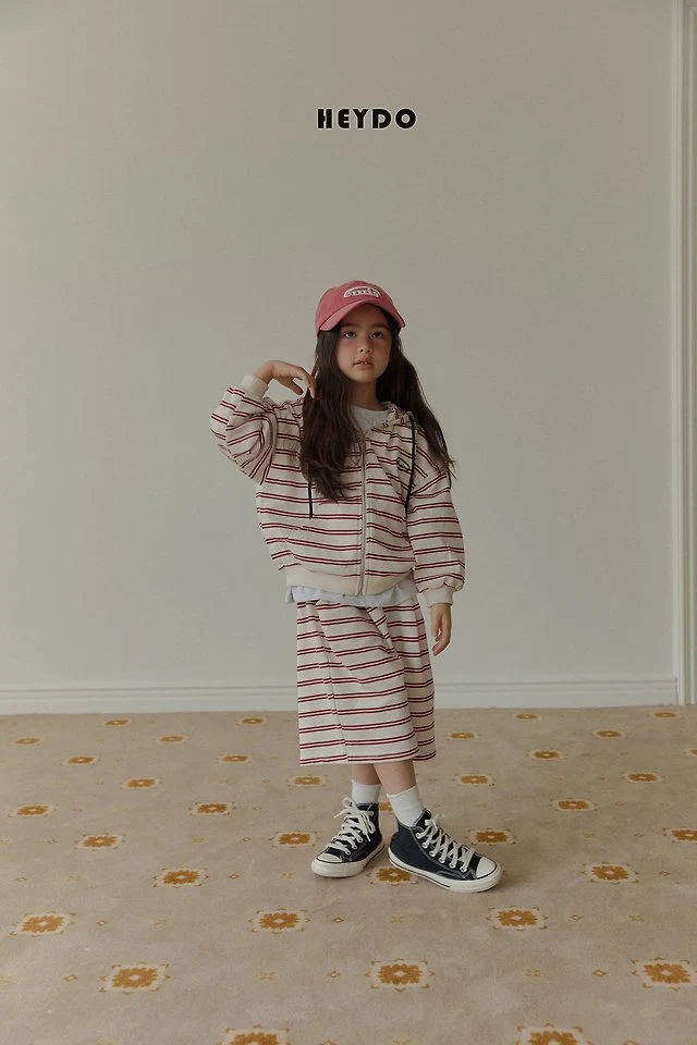 Heydo - Korean Children Fashion - #designkidswear - 8 Patch Hood Zip-up - 8