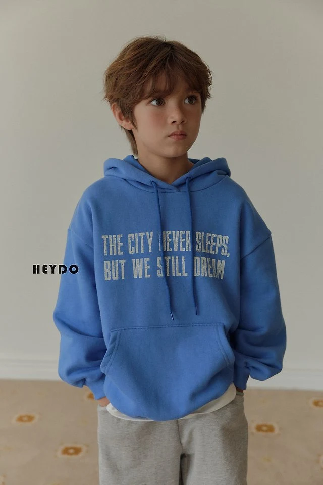 Heydo - Korean Children Fashion - #designkidswear - Lettering Hood Top - 7