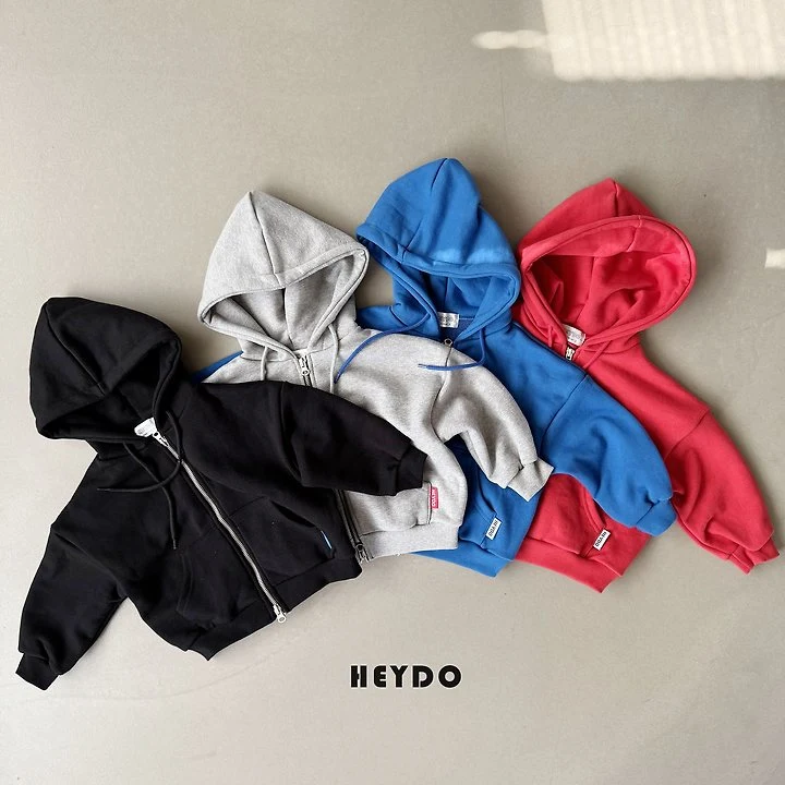 Heydo - Korean Children Fashion - #designkidswear - Two Way Hood Zip-up