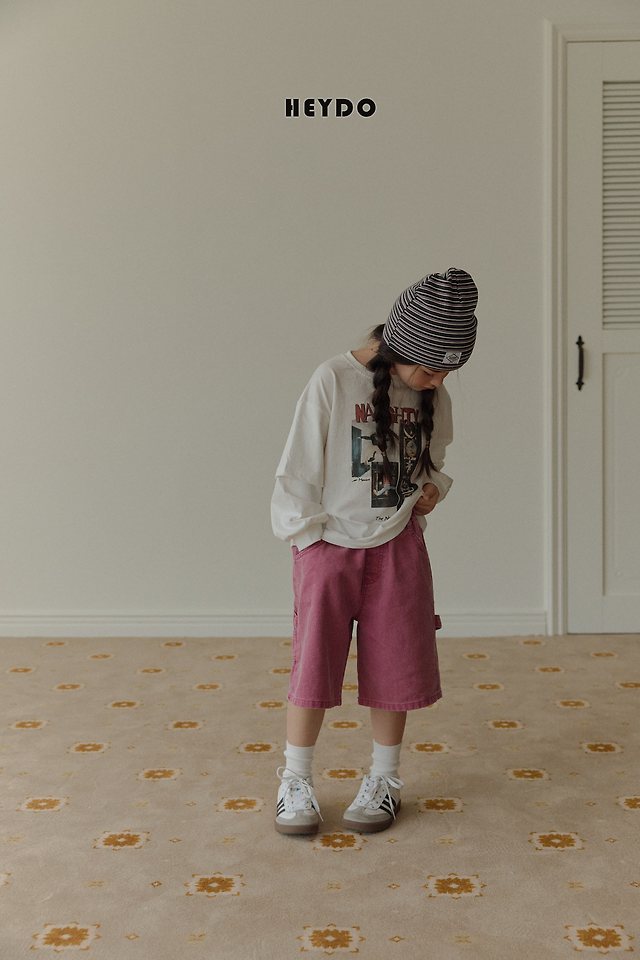Heydo - Korean Children Fashion - #discoveringself - Layered Long Tee - 6