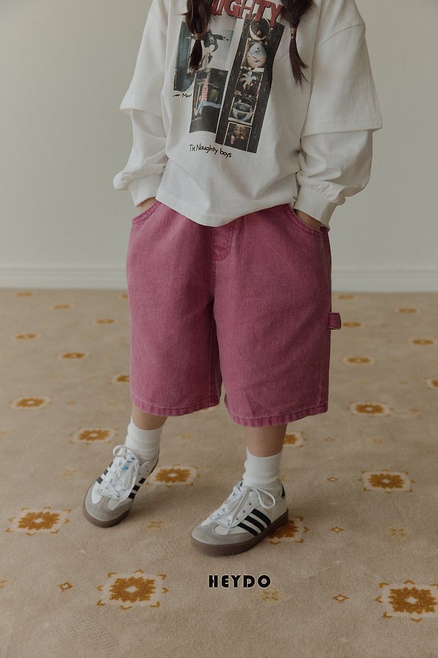 Heydo - Korean Children Fashion - #discoveringself - Trendy Bermuda Pants - 7