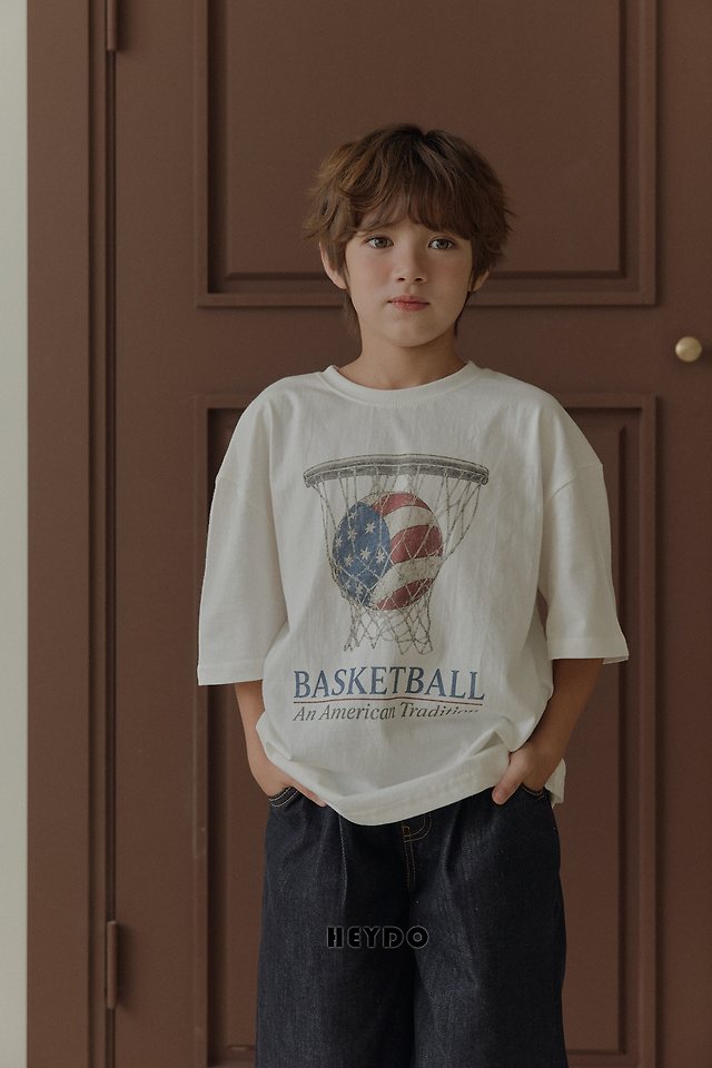 Heydo - Korean Children Fashion - #discoveringself - Basketball Tee - 7
