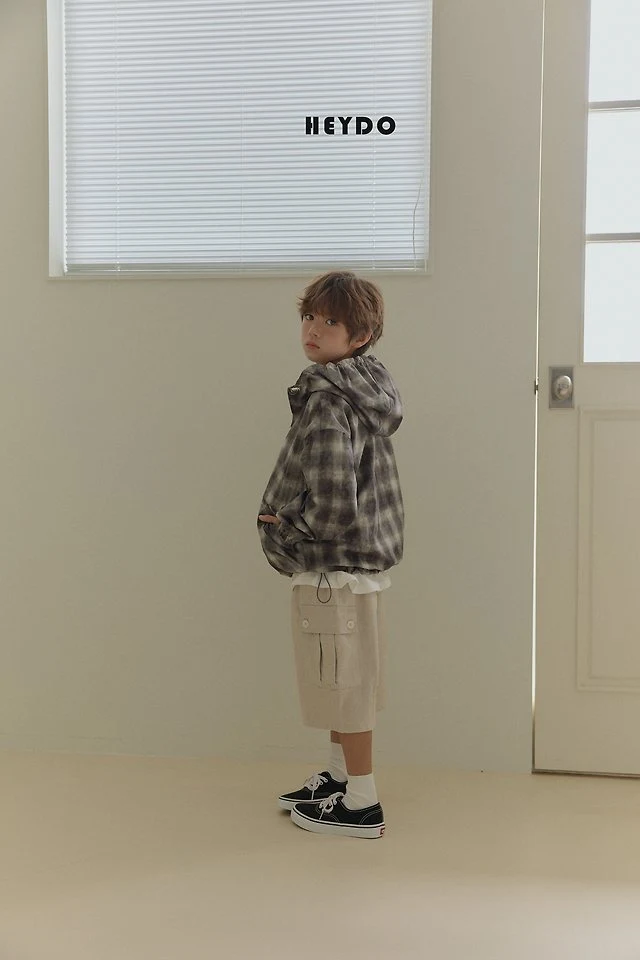 Heydo - Korean Children Fashion - #fashionkids - Pocket Pigment Bermuda Pants - 11