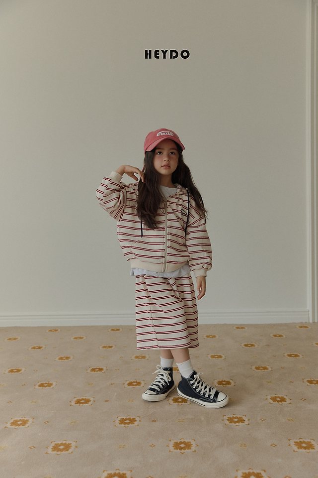 Heydo - Korean Children Fashion - #kidsshorts - Stripe Bermuda Pants - 11