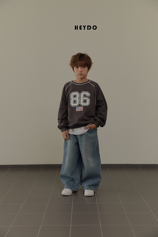 Heydo - Korean Children Fashion - #kidsshorts - Carpender Denim Pants - 12