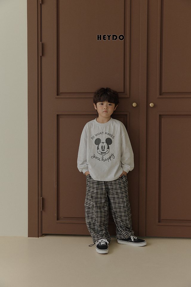 Heydo - Korean Children Fashion - #kidsshorts - Check Pocket Pants - 10