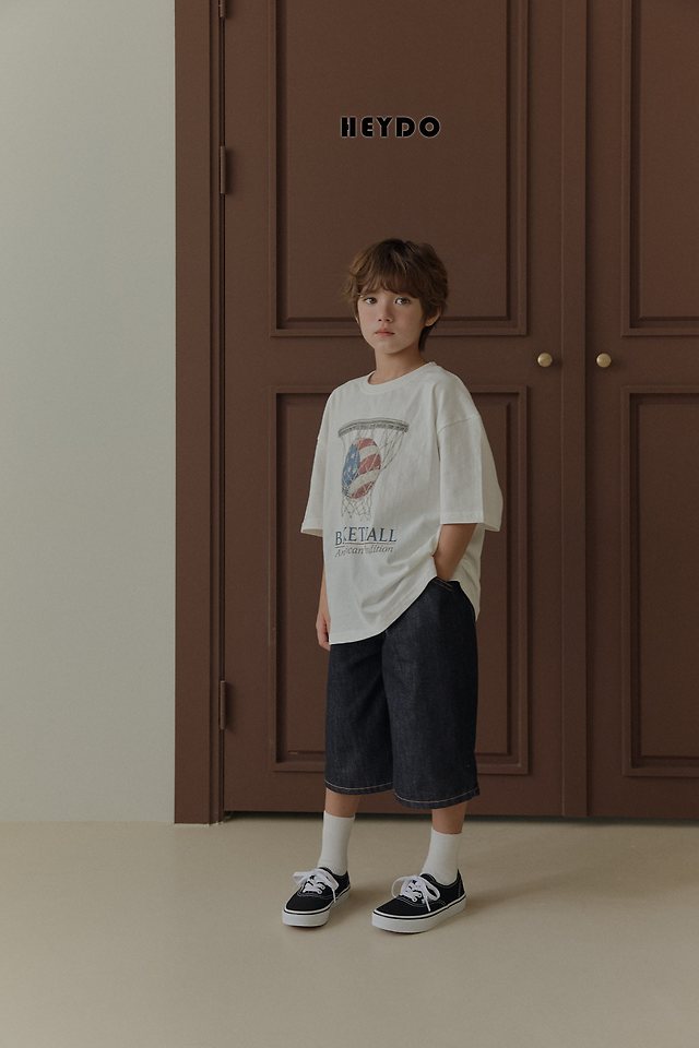 Heydo - Korean Children Fashion - #kidsshorts - Basketball Tee - 9