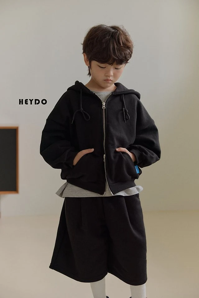Heydo - Korean Children Fashion - #fashionkids - Two Way Hood Zip-up - 4