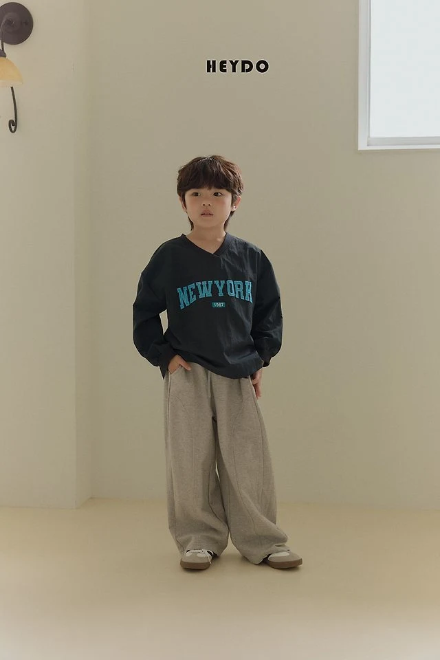 Heydo - Korean Children Fashion - #kidsstore - Curve Slit Pants - 11