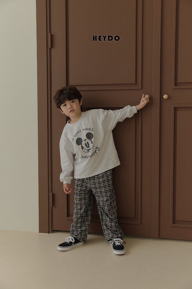 Heydo - Korean Children Fashion - #kidsstore - Check Pocket Pants - 11