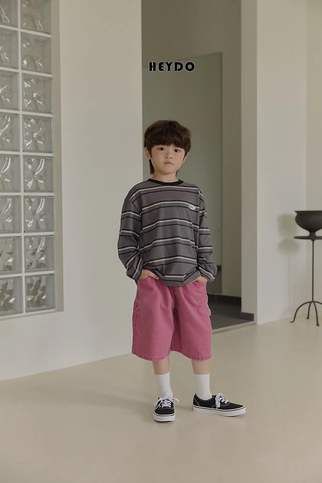 Heydo - Korean Children Fashion - #kidsstore - Trendy Bermuda Pants - 10