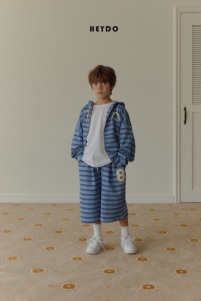 Heydo - Korean Children Fashion - #kidsstore - 8 Patch Hood Zip-up - 12