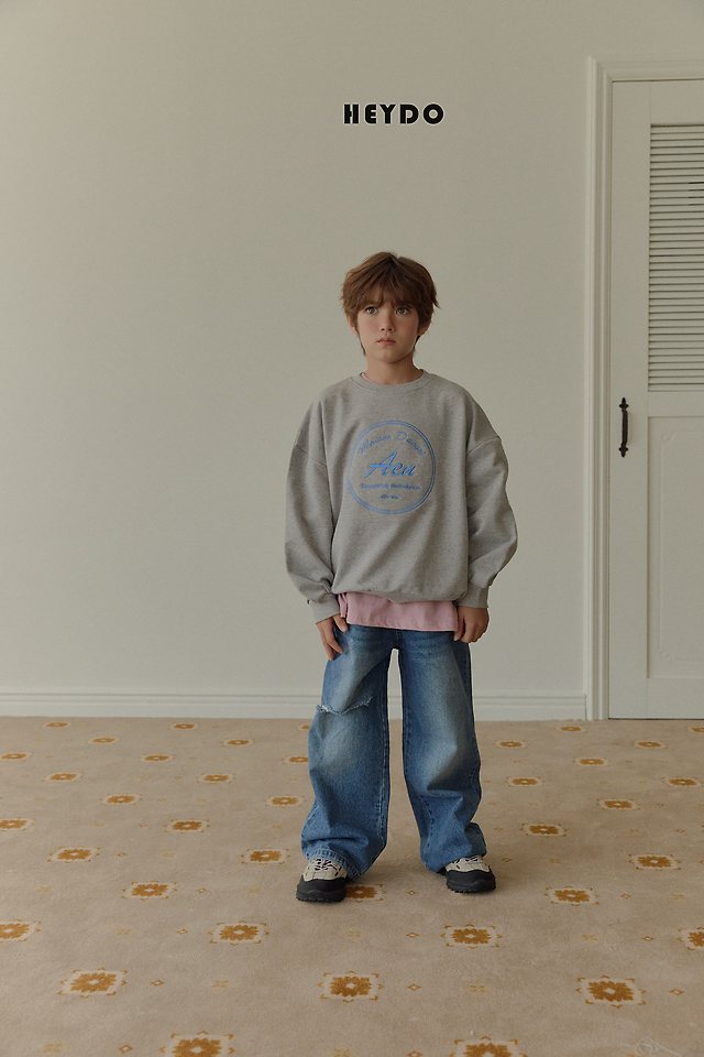 Heydo - Korean Children Fashion - #kidsstore - Semi Vintage Denim Pants - 7