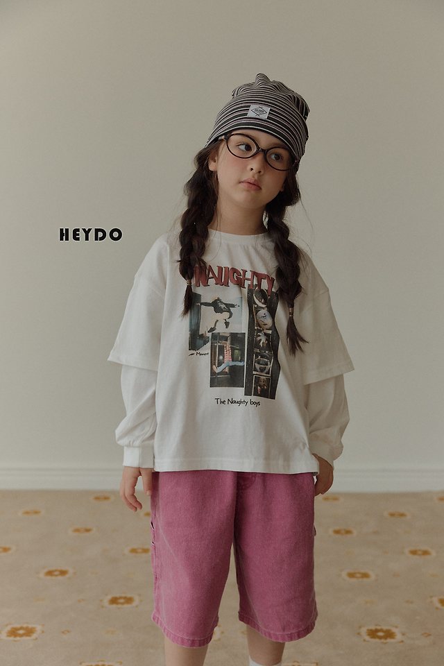 Heydo - Korean Children Fashion - #kidzfashiontrend - Layered Long Tee - 10