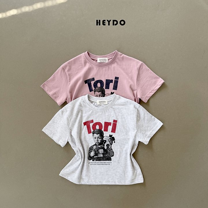 Heydo - Korean Children Fashion - #kidzfashiontrend - Tori Short Sleeved Tee