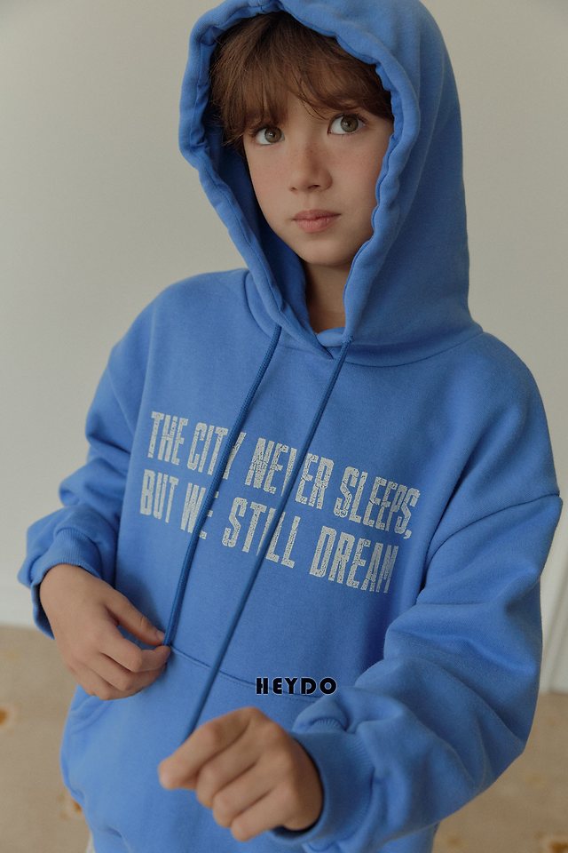 Heydo - Korean Children Fashion - #kidzfashiontrend - Lettering Hood Top - 12