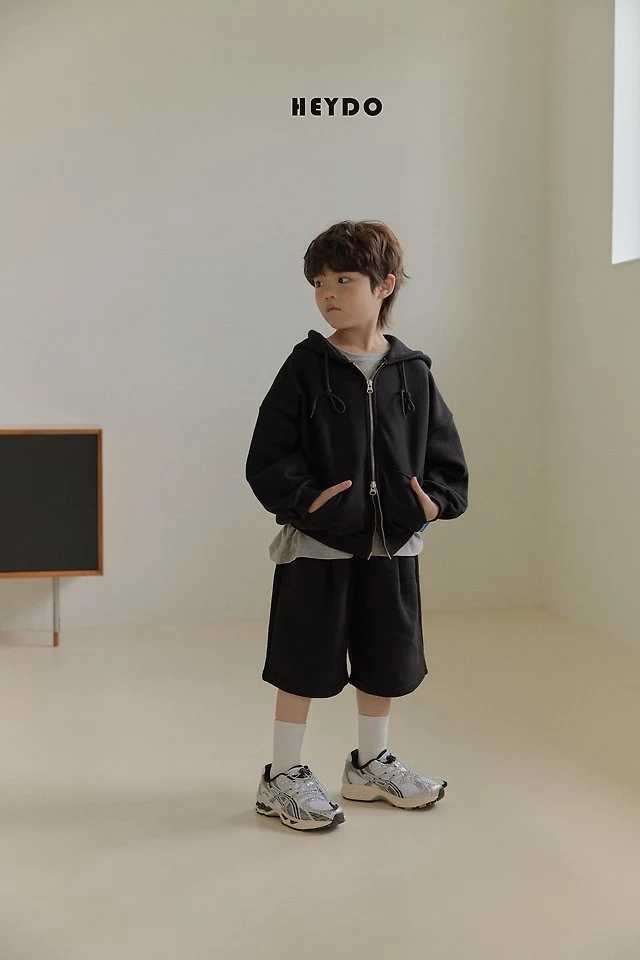 Heydo - Korean Children Fashion - #kidzfashiontrend - Two Way Hood Zip-up - 6