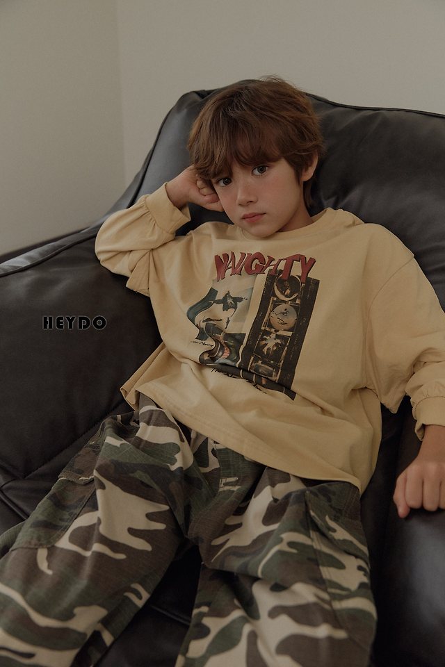 Heydo - Korean Children Fashion - #littlefashionista - Layered Long Tee - 12