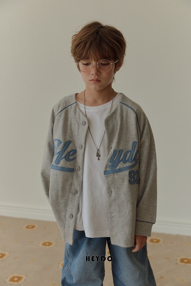 Heydo - Korean Children Fashion - #littlefashionista - Baseball Jersy Top - 5