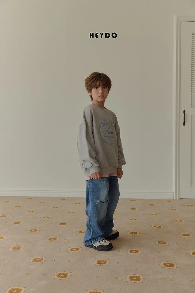 Heydo - Korean Children Fashion - #littlefashionista - Semi Vintage Denim Pants - 10