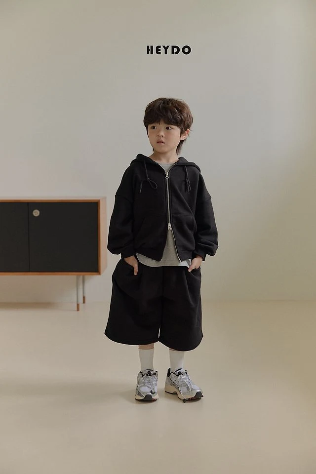Heydo - Korean Children Fashion - #littlefashionista - Two Way Hood Zip-up - 8