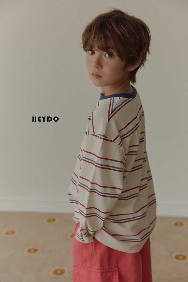 Heydo - Korean Children Fashion - #magicofchildhood - Butter Wappen Tee - 8