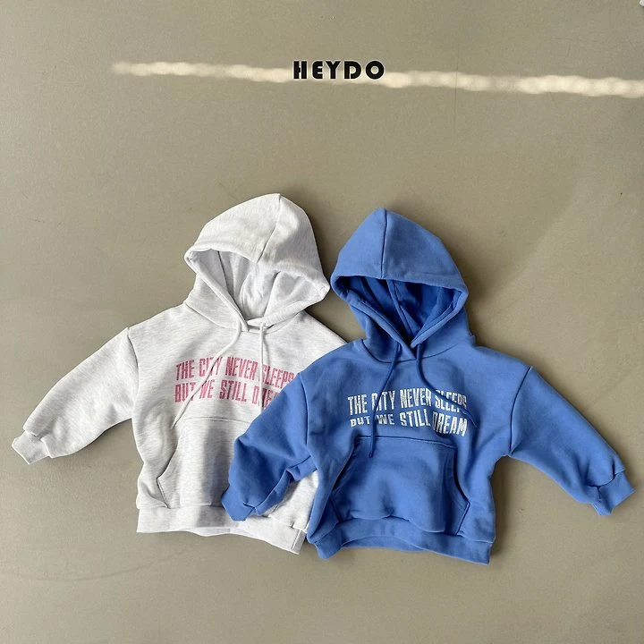 Heydo - Korean Children Fashion - #magicofchildhood - Lettering Hood Top