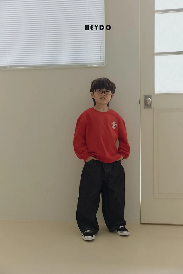 Heydo - Korean Children Fashion - #magicofchildhood - C Logo Tee - 12