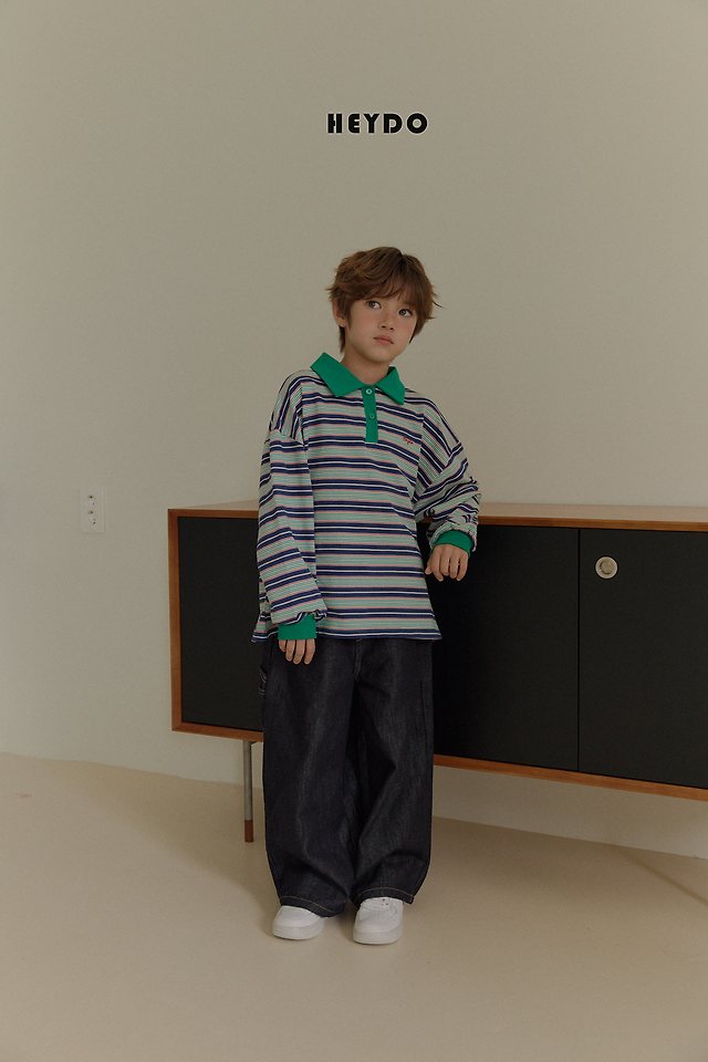 Heydo - Korean Children Fashion - #magicofchildhood - Carpender Denim Pants - 7