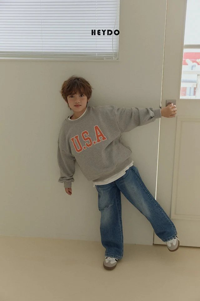 Heydo - Korean Children Fashion - #magicofchildhood - USA Sweatshirts - 4