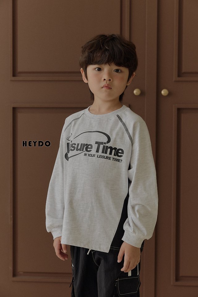 Heydo - Korean Children Fashion - #minifashionista - Time Colored Tee - 5