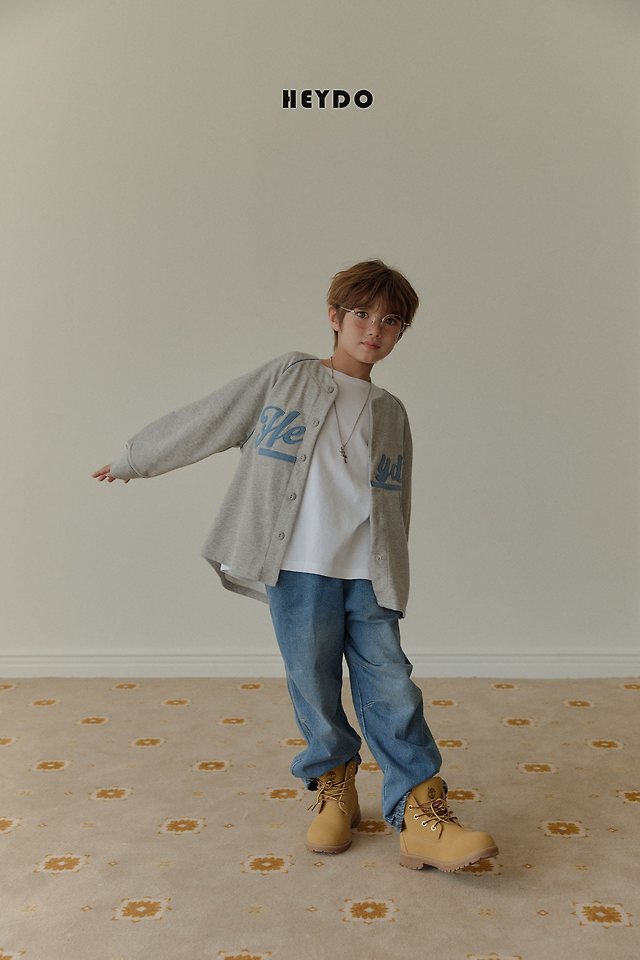 Heydo - Korean Children Fashion - #minifashionista - Four Dart Denim Pants - 7