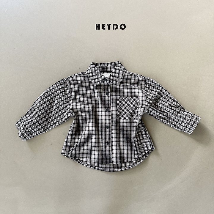 Heydo - Korean Children Fashion - #minifashionista - Chicho Check Shirt