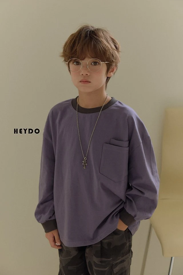 Heydo - Korean Children Fashion - #magicofchildhood - Twotwo Pocket Tee - 4