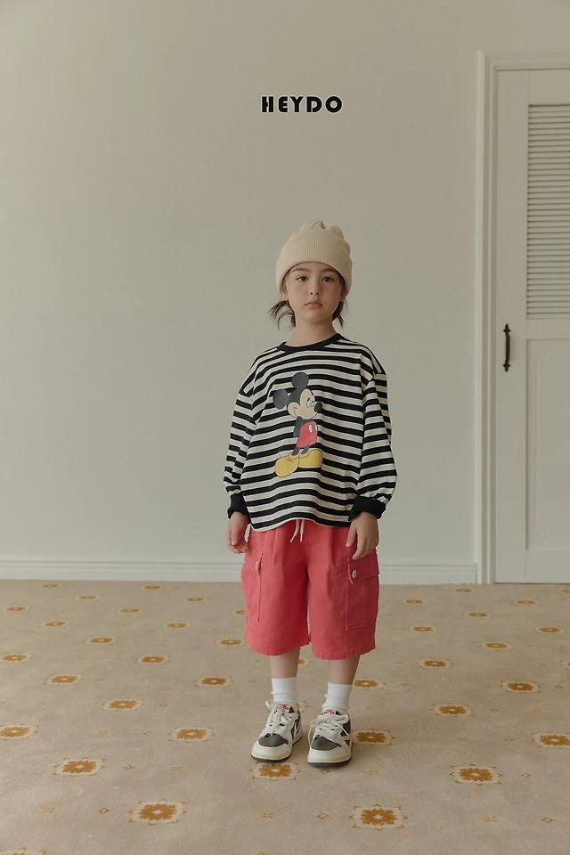 Heydo - Korean Children Fashion - #prettylittlegirls - Stripe Banding Tee - 11
