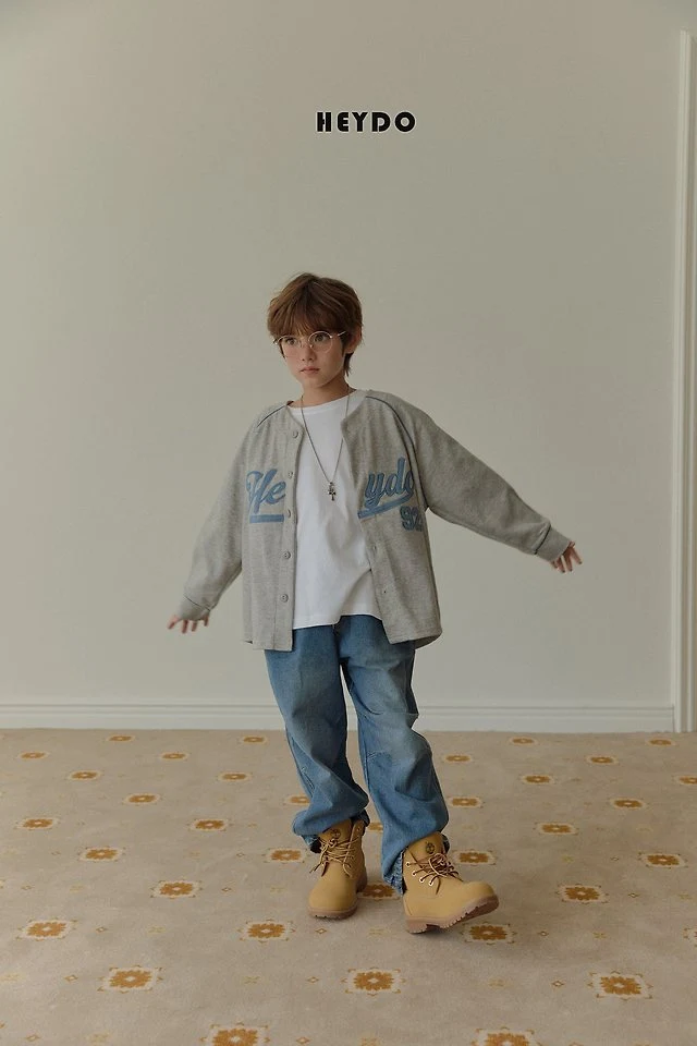 Heydo - Korean Children Fashion - #prettylittlegirls - Four Dart Denim Pants - 8