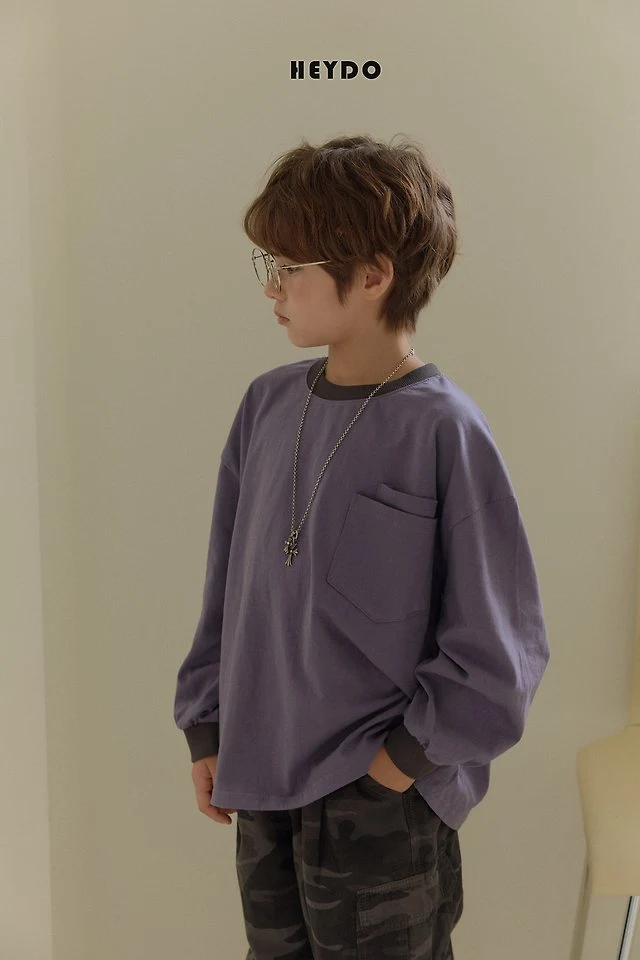Heydo - Korean Children Fashion - #prettylittlegirls - Twotwo Pocket Tee - 5