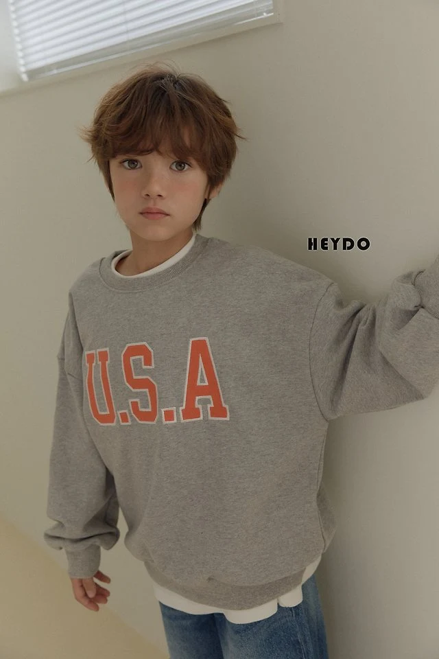 Heydo - Korean Children Fashion - #stylishchildhood - USA Sweatshirts - 8