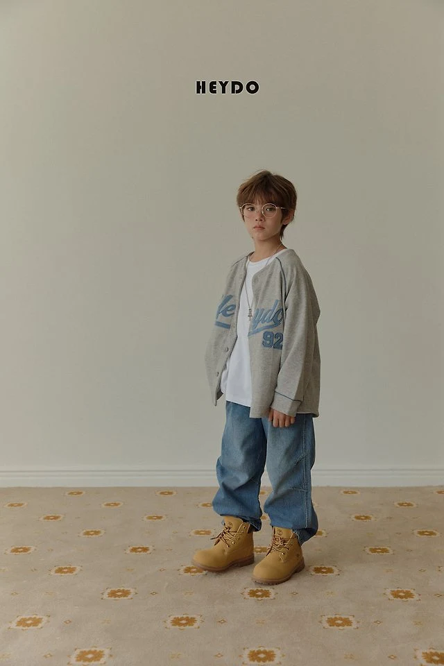 Heydo - Korean Children Fashion - #stylishchildhood - Four Dart Denim Pants - 11