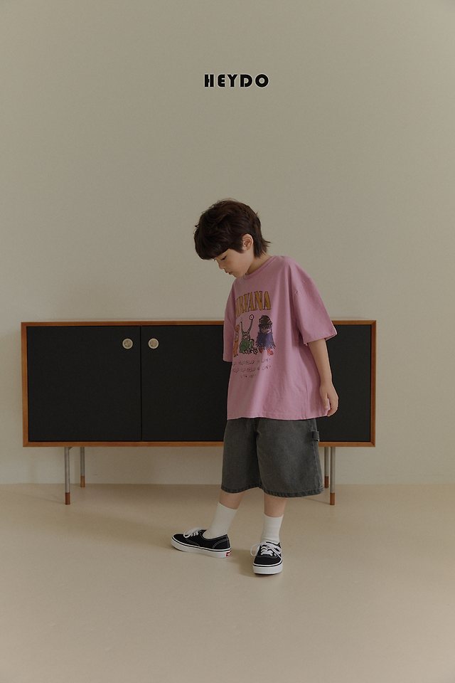 Heydo - Korean Children Fashion - #stylishchildhood - Monster Short Sleeved Tee - 8