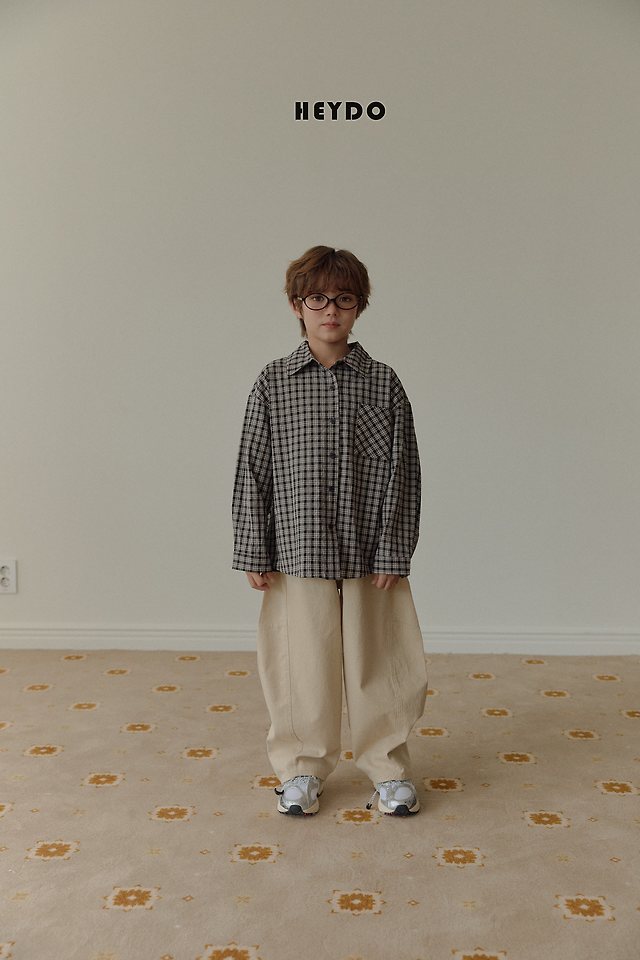 Heydo - Korean Children Fashion - #stylishchildhood - Chicho Check Shirt - 5