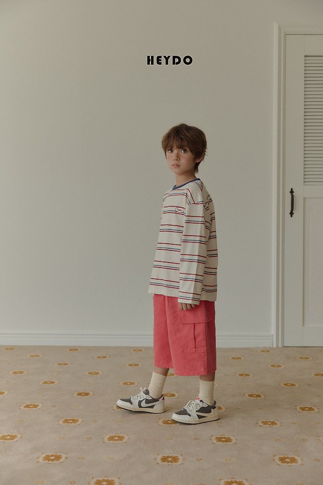 Heydo - Korean Children Fashion - #todddlerfashion - Butter Wappen Tee - 11