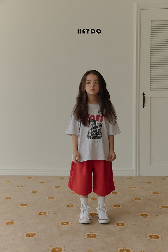 Heydo - Korean Children Fashion - #toddlerclothing - Tori Short Sleeved Tee - 8