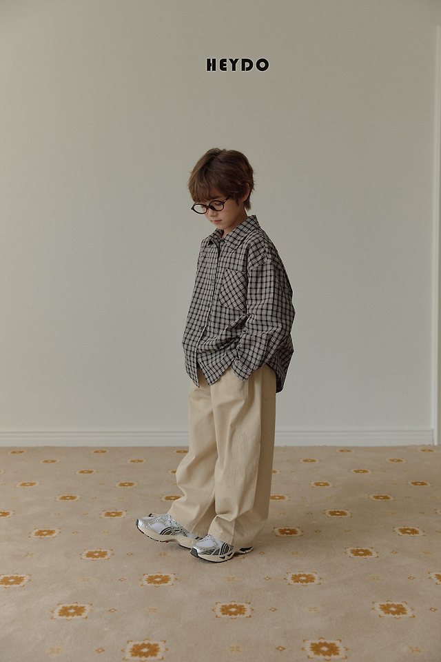 Heydo - Korean Children Fashion - #todddlerfashion - Chicho Check Shirt - 4