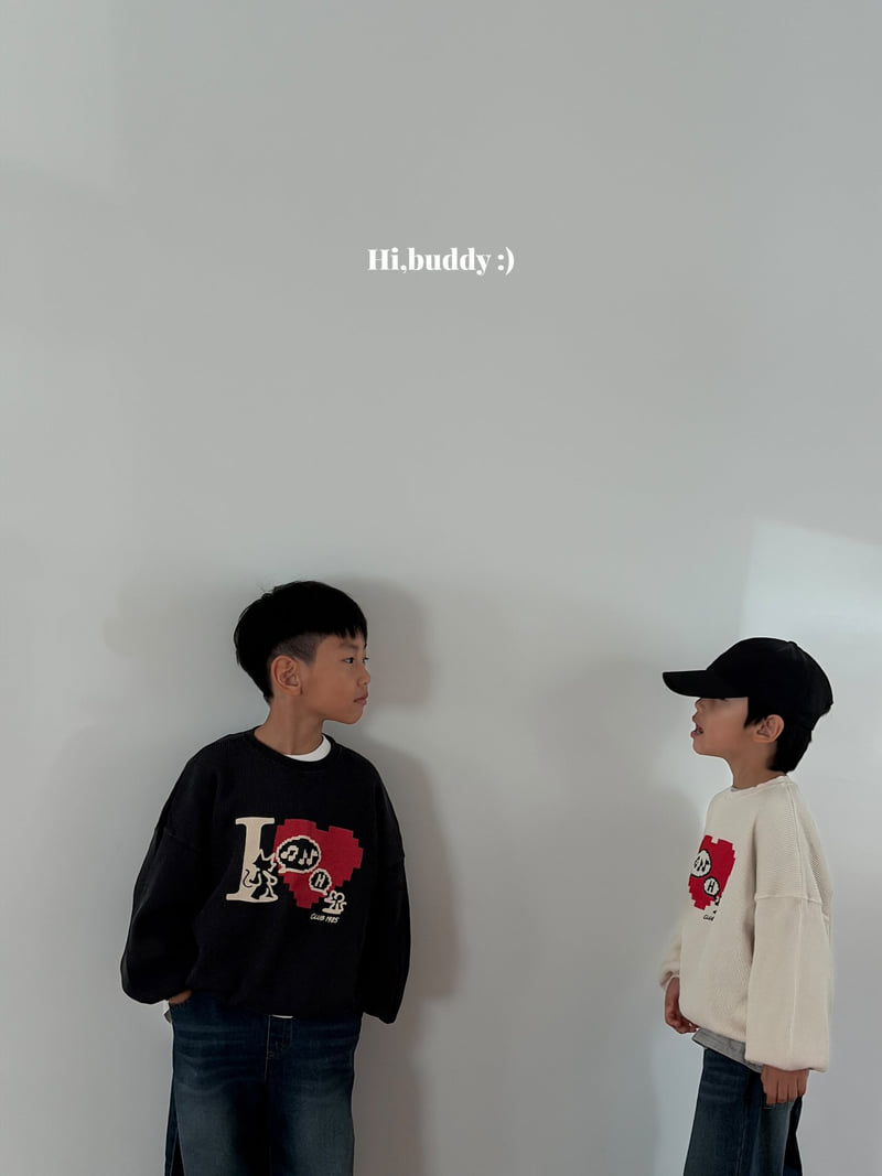 Hi buddy - Korean Children Fashion - #Kfashion4kids - Love Attach Sweatshirts - 5