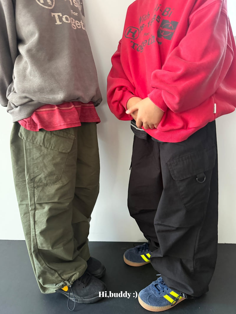 Hi buddy - Korean Children Fashion - #kidzfashiontrend - D Ring Cargo Pants - 4