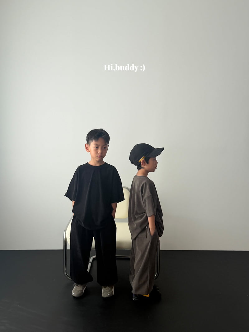Hi buddy - Korean Children Fashion - #childofig - Velvet Short Sleeved Tee - 10